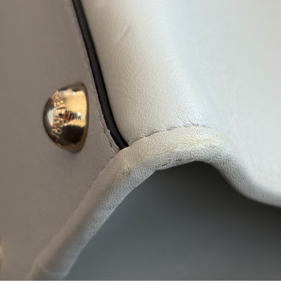 Strathberry Light Gray Midi Tote Bag - Picture 10 of 13